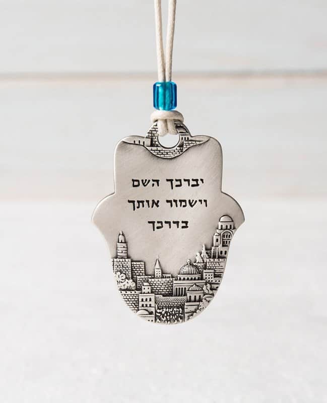 מתלה לרכב ירושלים כחול