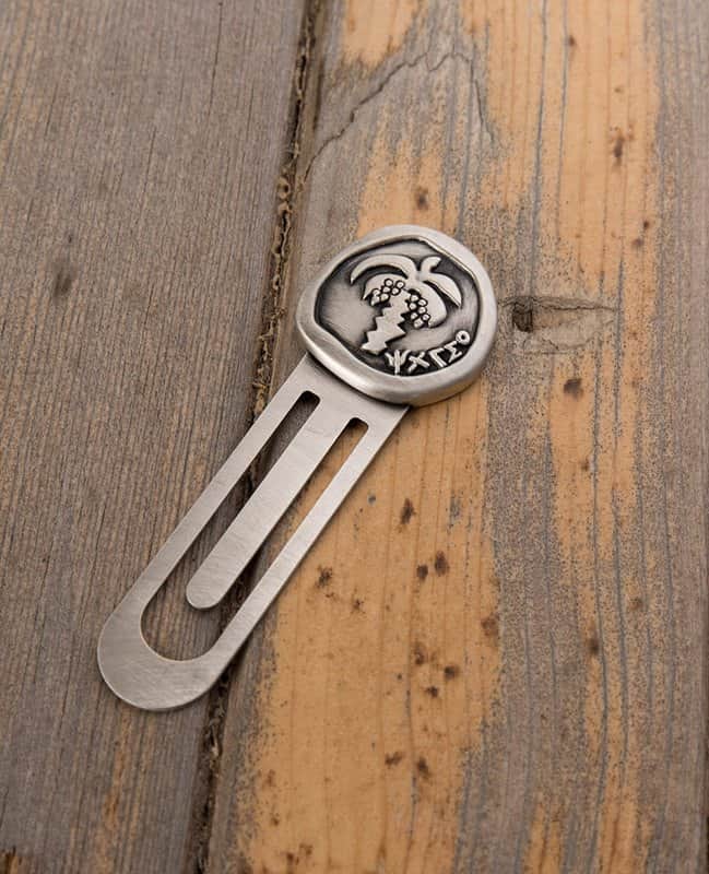 סימניית מטבע עץ תמר