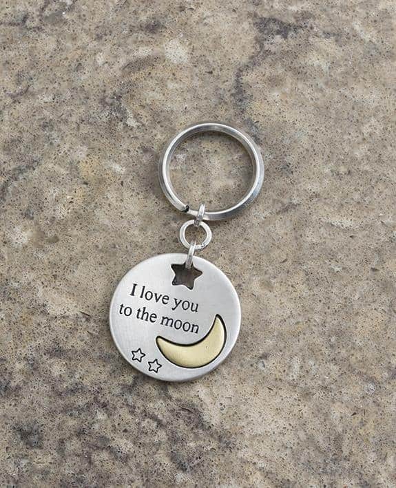 מחזיק מפתחות "אהבה עד הירח"