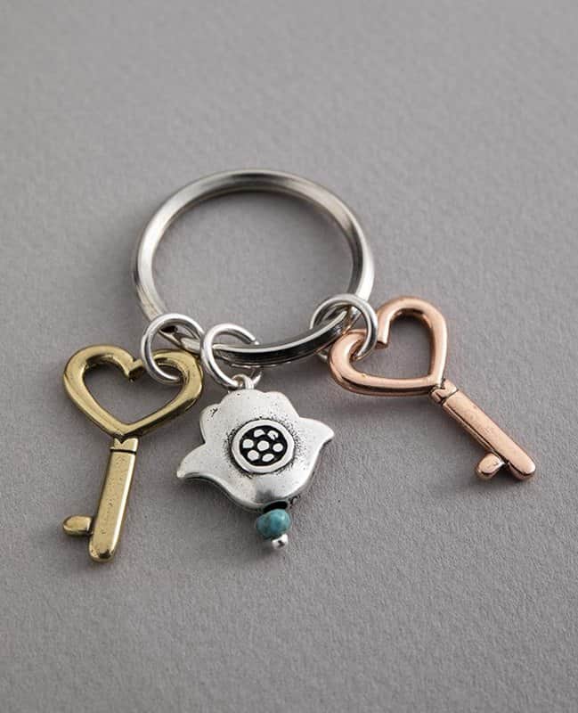 מחזיק מפתחות "מזל ואהבה"