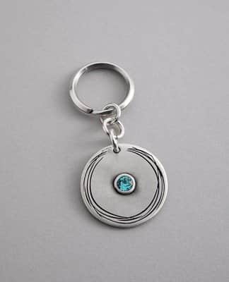 מחזיק מפתחות "אינטי עומרי" תכלת בערבית