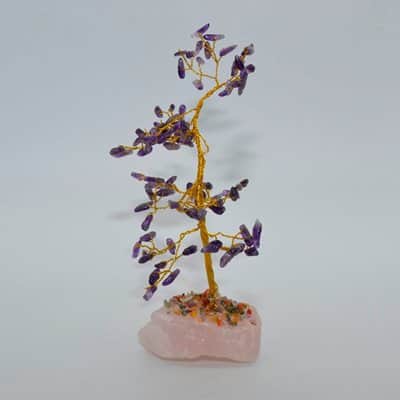 עץ אבני אמטיסט (אחלמה) קטן - בריאות טובה,רוגע ושלווה