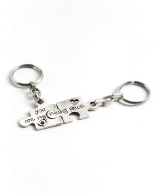 זוג מחזיקי מפתחות "פאזל"