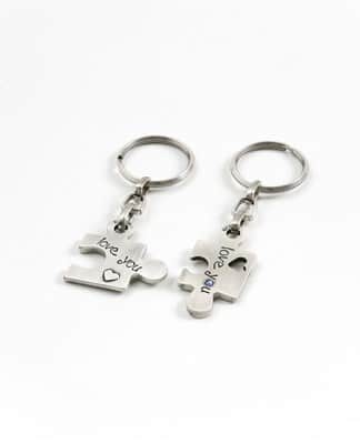 זוג מחזיקי מפתחות "פאזל"