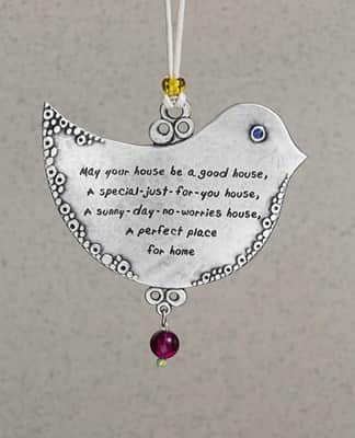 ברכת הבית בצורת יונה - צבעוני