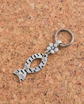 מחזיק מפתחות דג, פרח ושפע ברכות