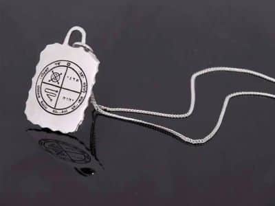 שרשרת חותם שלמה -  נגד עין הרע (כסף)