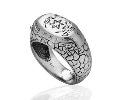 טבעת "נחש נחושת" כסף