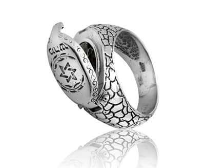 טבעת "נחש נחושת" כסף