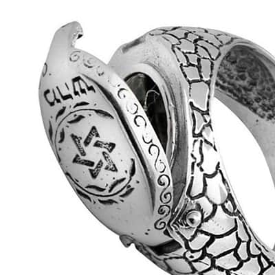 טבעת "נחש נחושת" כסף