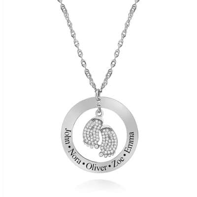 כסף 925 , חריטה מושחרת אנגלית