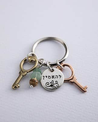 מחזיק מפתחות "להאמין שהכל אפשרי"