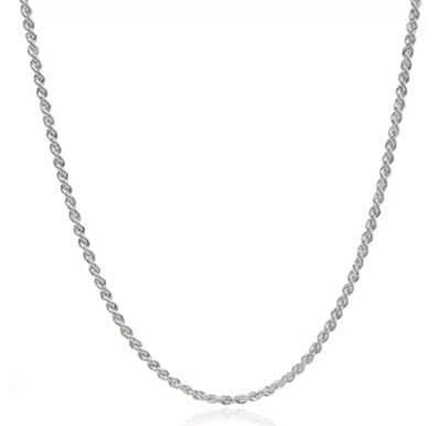 שרשרת חבל 2 מ"מ , כסף 925